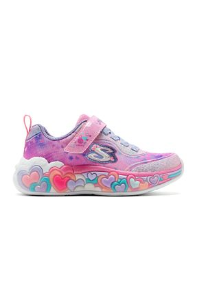 کفش پیاده روی صورتی بچه گانه Skechers - کد 937247062