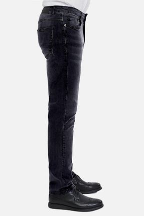 شلوار جین طوسی مردانه پاچه لوله تفنگی CEDY DENIM - کد 234456981