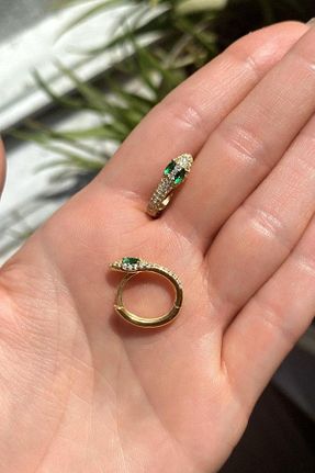 گوشواره نقره طلائی زنانه 925 عیار Spossy Silver Jewelry - کد 937249327