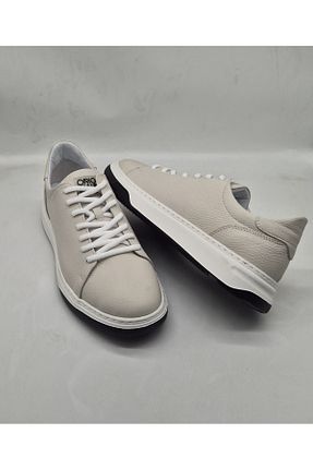 کفش کژوال بژ مردانه چرم خالص BE FAST ONE - کد 937236814