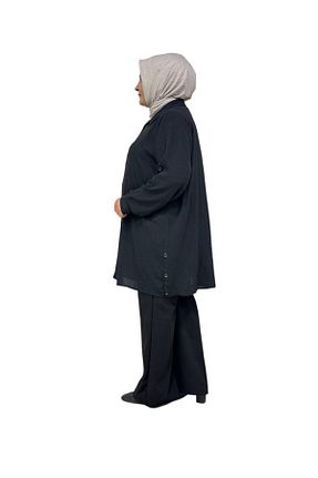 پیراهن سایز بزرگ رنگی زنانه Gömlek Sevda Kılınç - کد 937243252