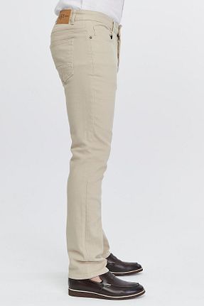 شلوار جین بژ مردانه پاچه لوله تفنگی CEDY DENIM - کد 728715852