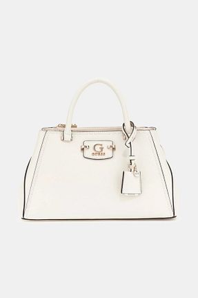 کیف دوشی سفید زنانه چرم مصنوعی Guess - کد 903204603