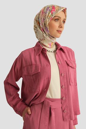 ست بالاتنه و پائین تنه حجاب صورتی زنانه رگولار Armine - کد 938098068