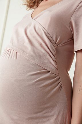 تیشرت صورتی زنانه رگولار Penti - کد 131284345