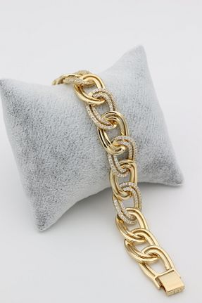 دستبند استیل (فولاد) زرد زنانه استیل (فولاد) XUPING JEWELRY - کد 925417284