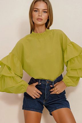 بلوز رنگی زنانه ساده VAGGON - کد 937286390