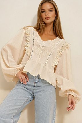 بلوز رنگی زنانه ساده VAGGON - کد 937290588