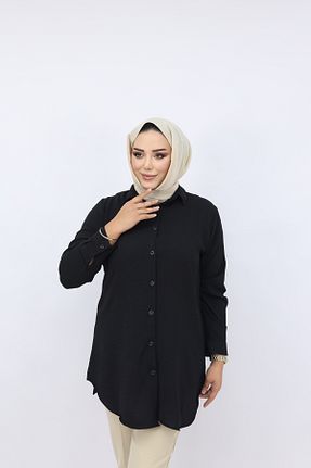 پیراهن سایز بزرگ مشکی زنانه سایز بزرگ ENKAY MODA - کد 925141029