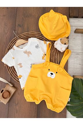 ست نوزادی زرد بچه گانه پنبه ای Bolly Baby - کد 904555994