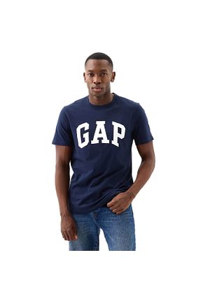 تیشرت سرمه ای مردانه یقه دوچرخه GAP - کد 922359383
