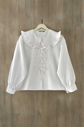 پیراهن حجاب سفید زنانه رگولار MODA - کد 937365440