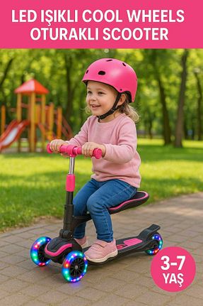 اسکوتر بچه گانه صورتی بچه گانه 3 Scooter - کد 929804090
