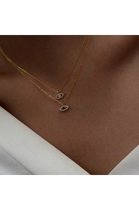 گردنبند نقره زرد زنانه 925 عیار beonejewelry - کد 937396301