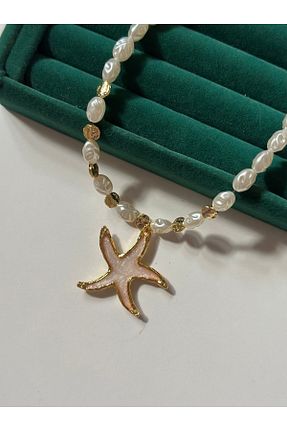گردنبند استیل ( فولاد ) سفید زنانه استیل (فولاد) MİOSA - کد 937395611