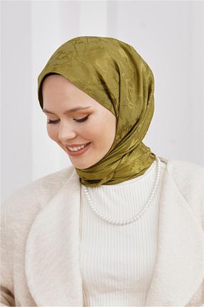شال سبز زنانه پلی استر Loryan - کد 876928515