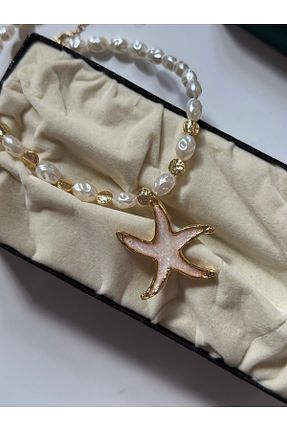 گردنبند استیل ( فولاد ) سفید زنانه استیل (فولاد) MİOSA - کد 937395611