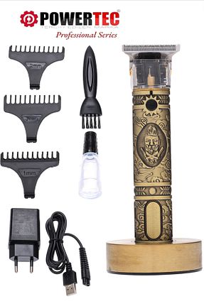 ماشین اصلاح صورت طلائی Şarjlı Powertec - کد 52694228