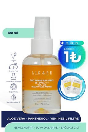 کرم ضد آفتاب بدن SPF 50 + Licape - کد 807917277