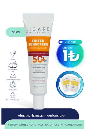 کرم ضد آفتاب صورت SPF 50 + Licape - کد 737338911