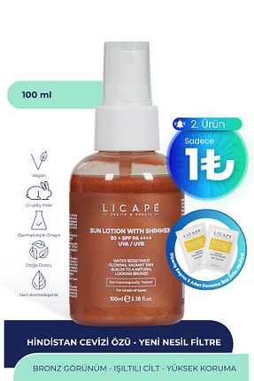 کرم ضد آفتاب بدن SPF 50 + Licape - کد 819582387