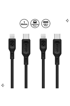 کابل شارژر مشکی Spigen - کد 896542403