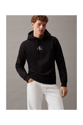 سوئیشرت مشکی مردانه ساده Calvin Klein - کد 838699895