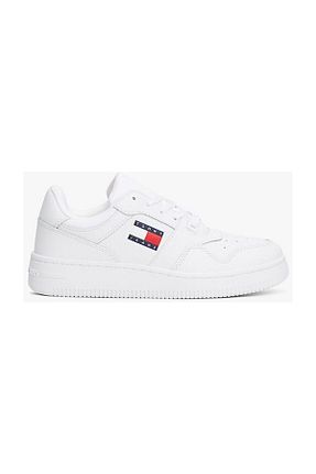 کفش اسنیکر سفید مردانه چرم اصل Tommy Hilfiger - کد 803518499