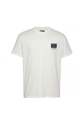 تیشرت طلائی مردانه Fitted Tommy Hilfiger - کد 920762050
