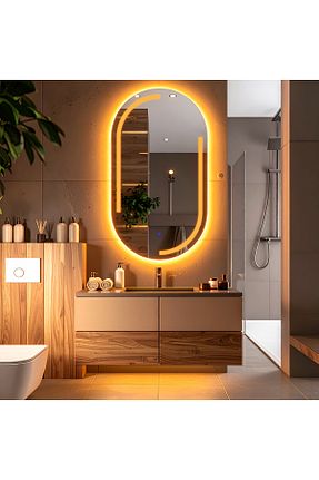 آینه نارنجی lumora mirror design - کد 934970415
