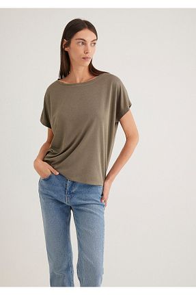 تیشرت سبز زنانه Loose Mavi - کد 850678751