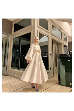 ست بالاتنه و پائین تنه حجاب نباتی پنبه ای By Merve Serin - کد 934994658