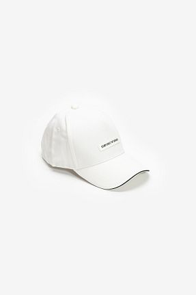 کلاه سفید مردانه پنبه ای Emporio Armani - کد 936140152
