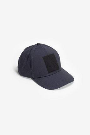 کلاه آبی مردانه پنبه ای Armani Exchange - کد 936140155