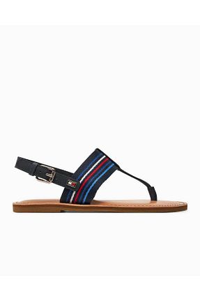 صندل سرمه ای زنانه پاشنه تخت Tommy Hilfiger - کد 820341107