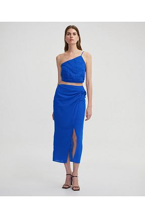بلوز آبی زنانه ساده İpekyol - کد 935018683