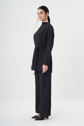 ست بالاتنه و پائین تنه حجاب مشکی زنانه رگولار Jupe - کد 935031676