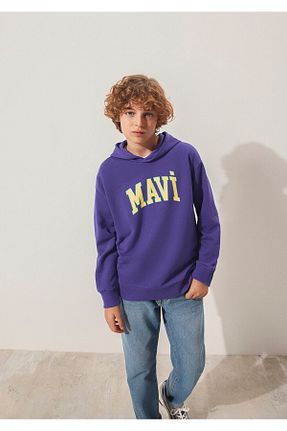 سوئیشرت بنفش بچه گانه چاپی Mavi - کد 891787777