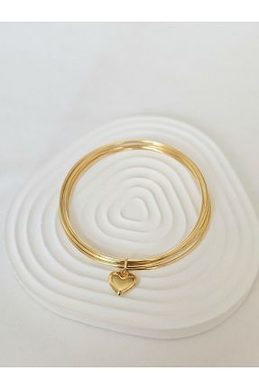 دستبند استیل (فولاد) بژ زنانه استیل (فولاد) Roya Happiness - کد 935030091