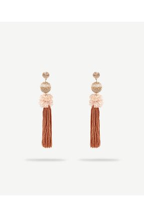 گوشواره جواهر قهوه ای منجق Yargıcı - کد 362044402