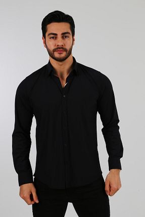 پیراهن سرمه ای مردانه اسلیم فیت Brango - کد 935026639