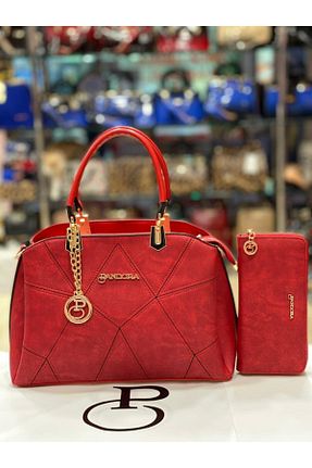 کیف دوشی قرمز زنانه چرم مصنوعی Pandora Bags - کد 104531490