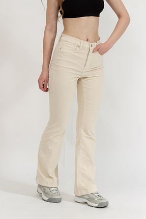شلوار جین بژ زنانه پاچه ساده Dkny - کد 936150281