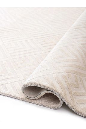 فرش بژ ویسکون Viviana Home - کد 880255655