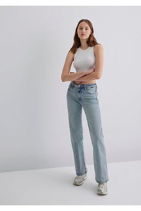 شلوار جین متالیک زنانه رگولار Mavi - کد 929168703