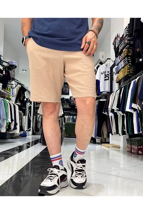شلوارک و برمودا بژ مردانه Fitted higo - کد 853479752