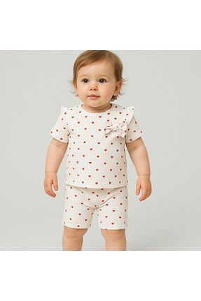 ست نوزادی سفید بچه گانه پنبه ای nevrankids - کد 829344926