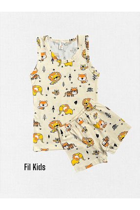 ست لباس زیر بژ بچه گانه elmas kids - کد 935063367