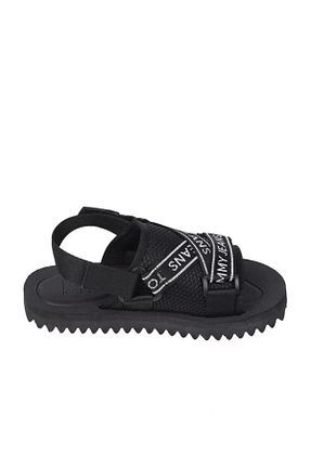 صندل مشکی زنانه پاشنه تخت Tommy Hilfiger - کد 832560383