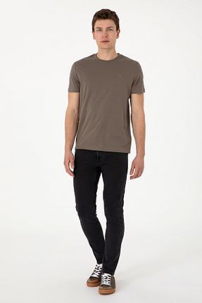 شلوار جین طوسی مردانه پاچه تنگ U.S. Polo Assn. - کد 935133792